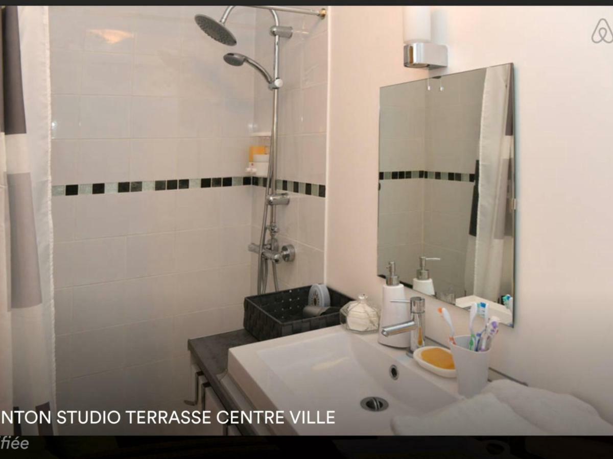 Appartement Cocon Centre Ville Мантон Екстер'єр фото