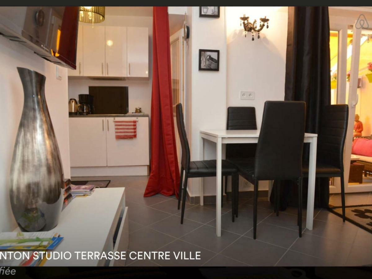 Appartement Cocon Centre Ville Мантон Екстер'єр фото