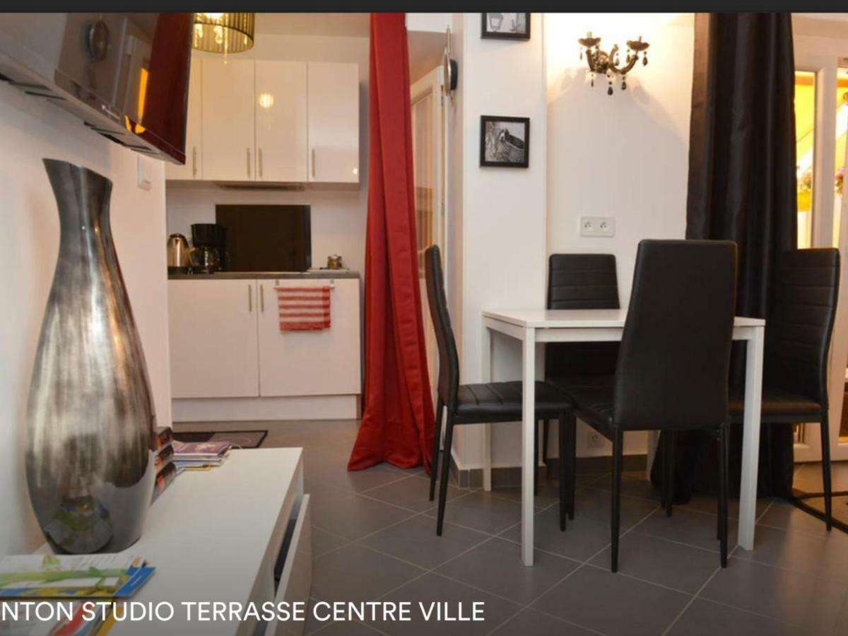 Appartement Cocon Centre Ville Мантон Екстер'єр фото